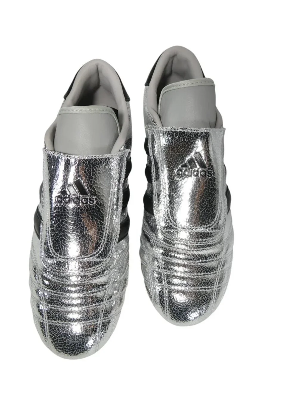Adidas Women’s Taekwondo JH9664 Silver Metallic/Core Black/Gum Size 8.5 Sneakers